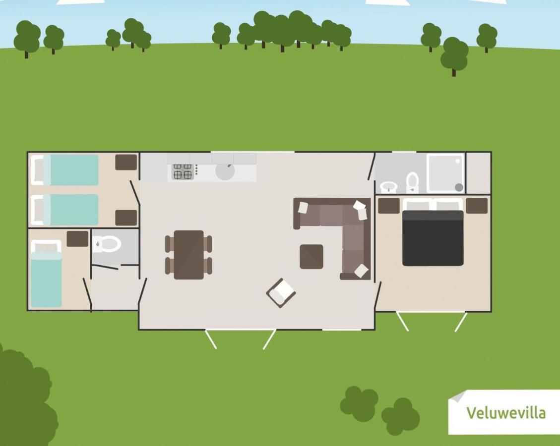 6-Persoons Veluwe Villa Voorthuizen Ngoại thất bức ảnh
